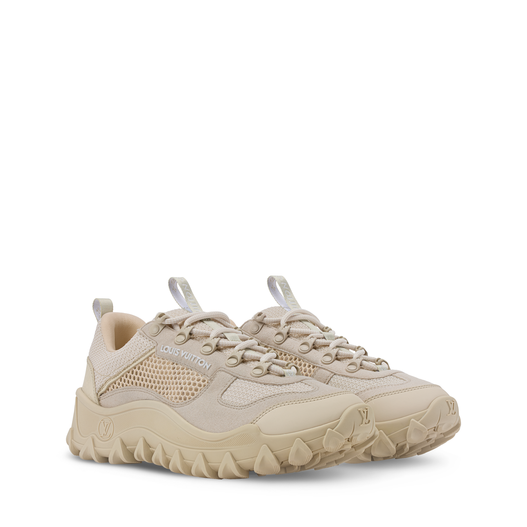 Louis Vuitton エンボス クッション クリーム色 LV Rush Xplorer Sneaker - Shoes | LOUIS VUITTON